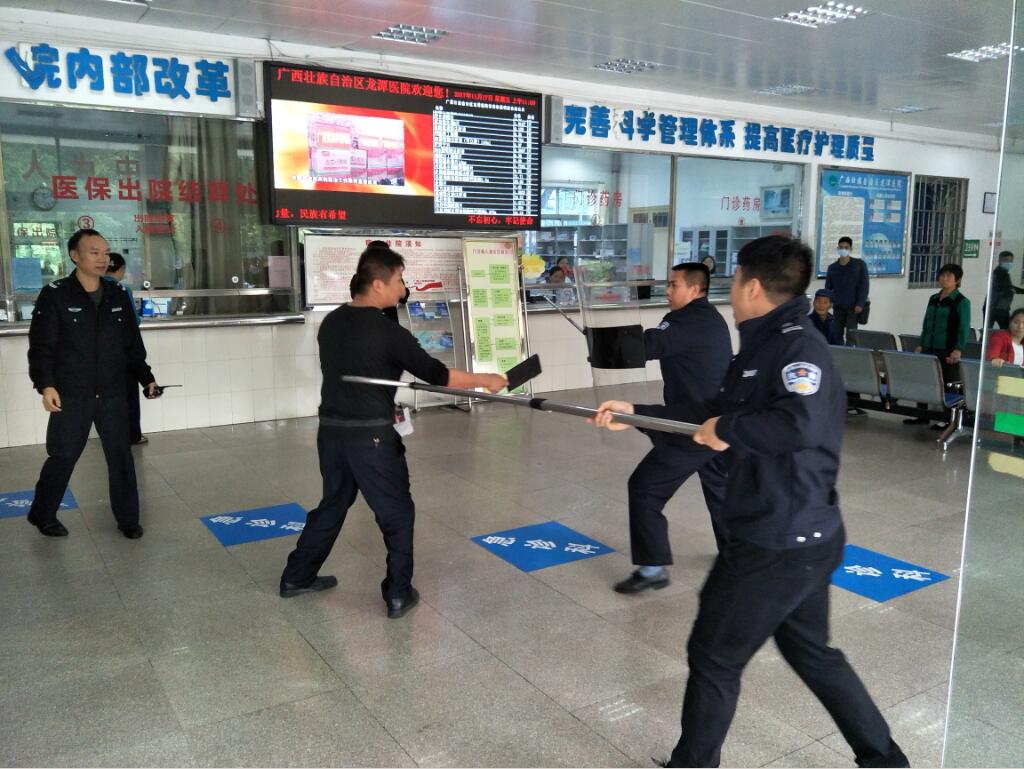广西胸科医院开展反恐救援应急演练