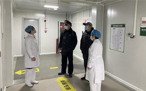 市卫健委到我院进行疫情常态化防控检查