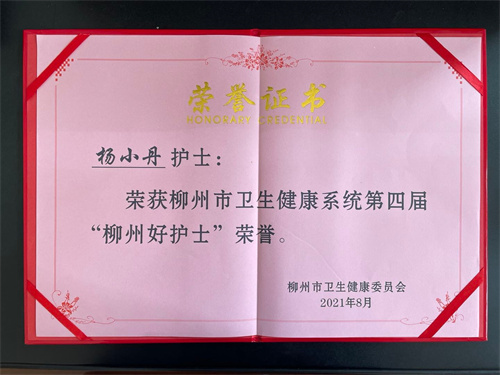 “丹”心向党的急救先锋—记第四届“柳州好护士”杨小丹